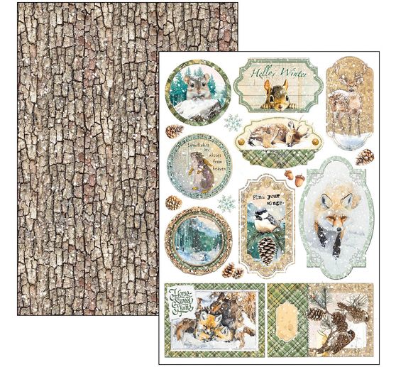 Assortiment de papiers « Forest Tales »
