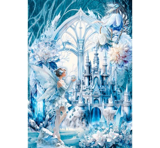 Assortiment de soies de paille à motifs « Frozen Land », set de 8 pièces
