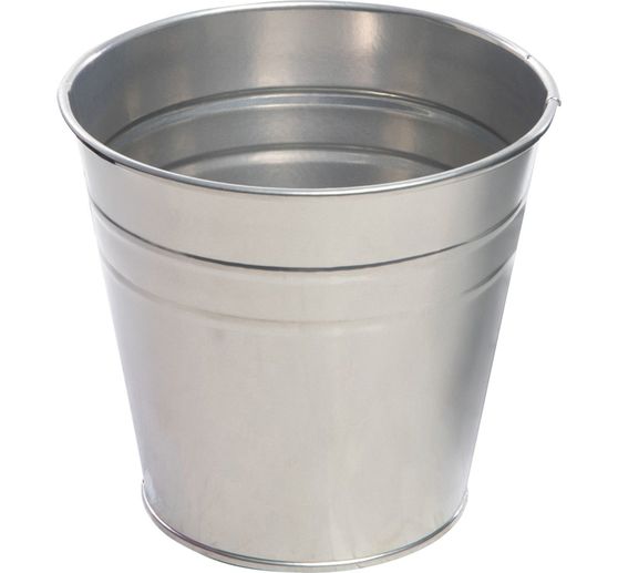 Zinc plant pot