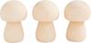Champignons déco VBS « Steini », 3 pc.