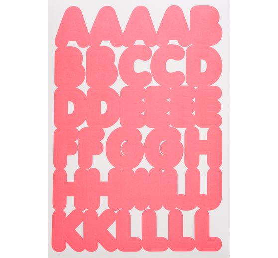 Bloc d'autocollants "Alphabet"