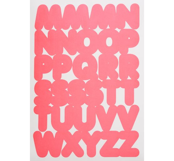 Bloc d'autocollants "Alphabet"