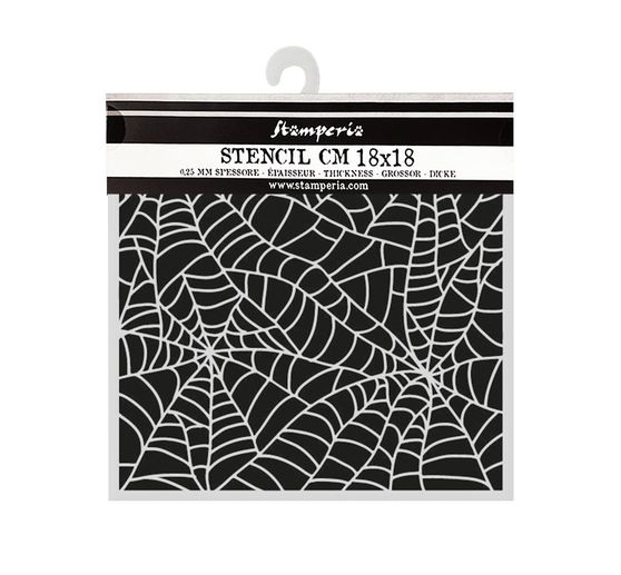 Stencil "Whispering Woods - Spider Pattern"