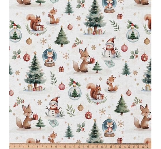 Tissu coton au mètre « Snowys Winter magic »