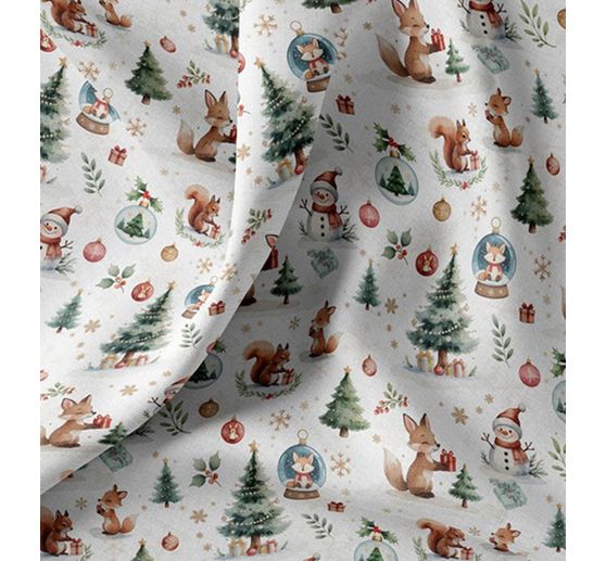 Tissu coton au mètre « Snowys Winter magic »