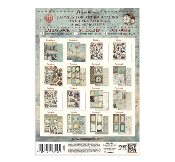 Junk Journal Book « Voyages Fantastiques »