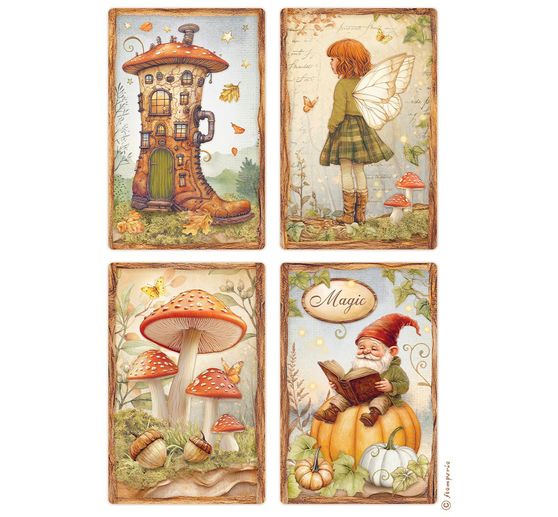 Assortiment de soies de paille à motifs « Whispering Woods »
