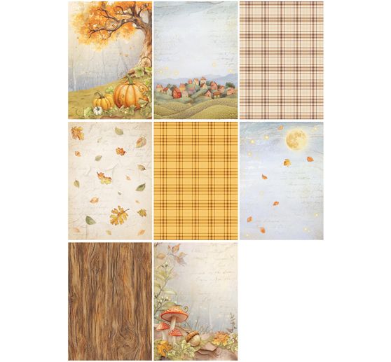 Soie de paille à motifs backgrounds « Whispering Woods »