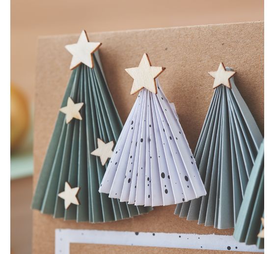 Cartes doubles et enveloppes VBS « Papier kraft », A6, 50 pc.