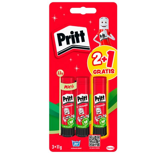 Bâtons de colle Pritt 3x 11 g