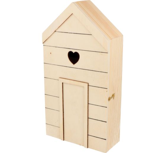 Bo&icirc;te &agrave; cl&eacute;s en bois &laquo; Maison de plage &raquo;