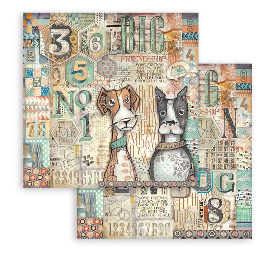 Bloc de papier scrapbooking « Furry Friends »
