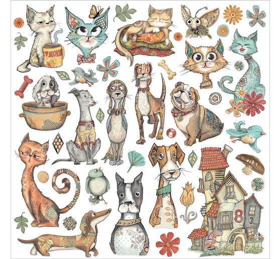 Bloc de papier scrapbooking « Furry Friends »