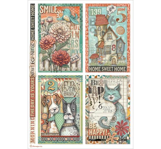 Assortiment de soies de paille à motifs « Furry Friends »