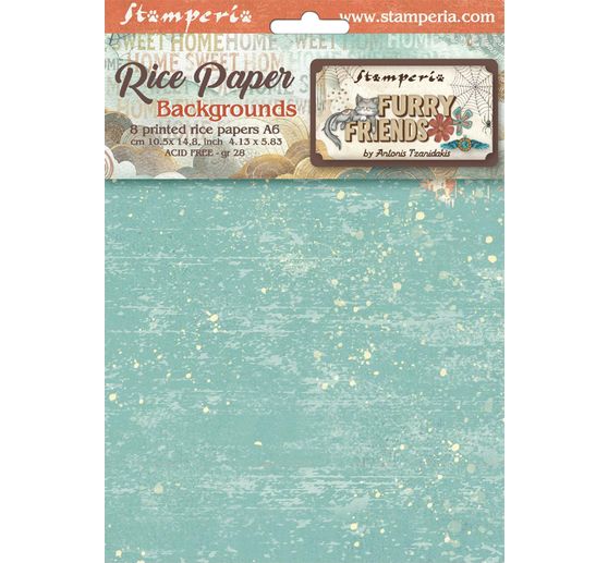 Soie de paille à motifs backgrounds « Furrry Friends »