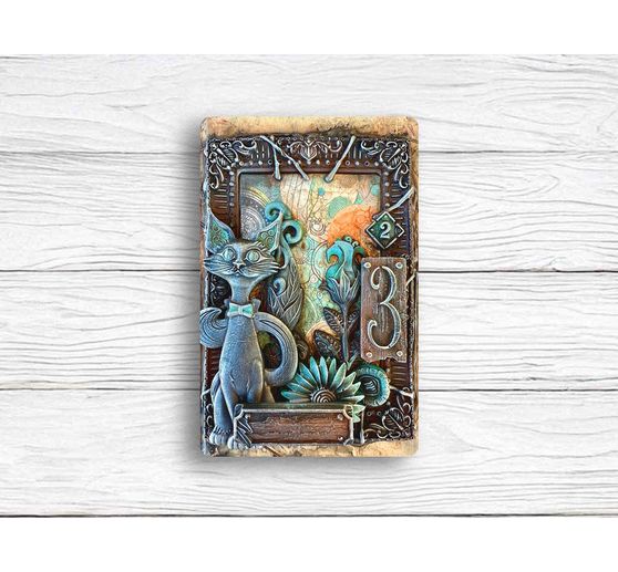 Moule en silicone A5 « Furry Friends - Cats »