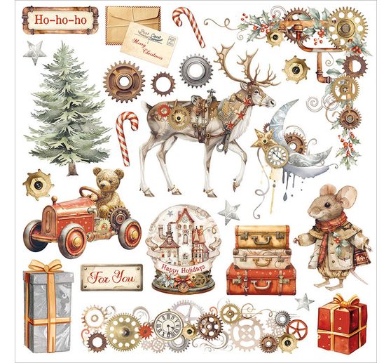 Assortiment de Rub On « Gear up for Christmas »