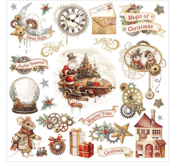 Assortiment de Rub On « Gear up for Christmas »