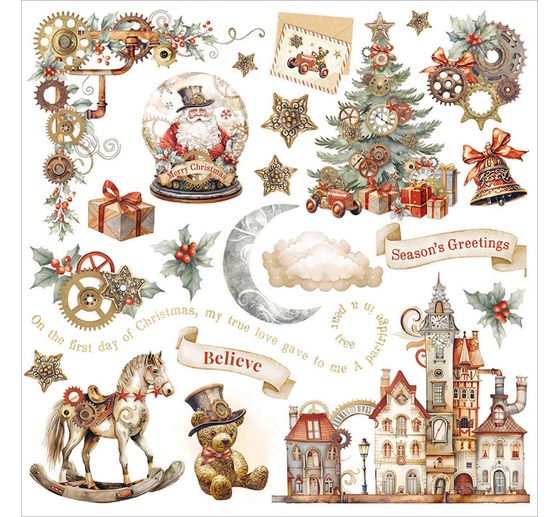 Assortiment de Rub On « Gear up for Christmas »
