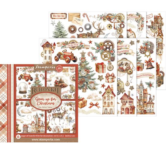 Assortiment de Rub On « Gear up for Christmas »