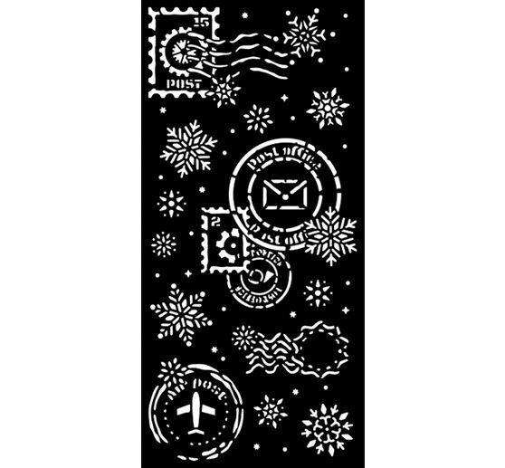 Stencil "Gear up for Christmas - Snowflakes"