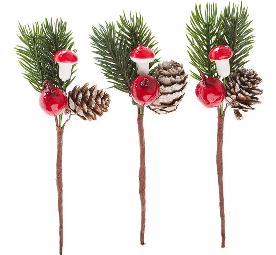 Pique de sapin et pommes de pin VBS