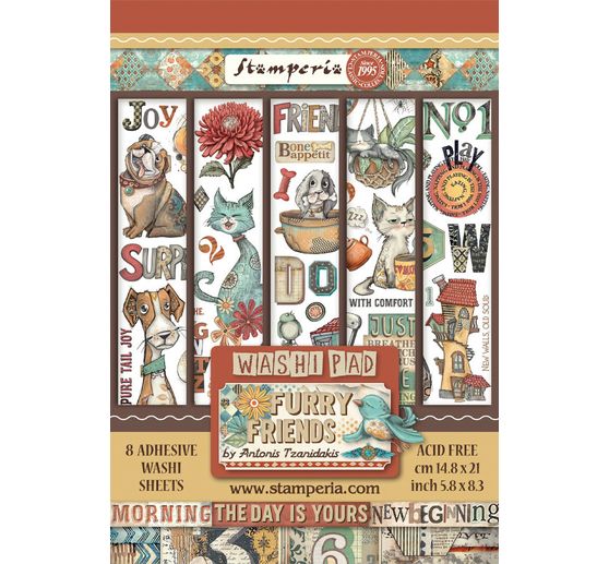 Washi Pad « Furry Friends »