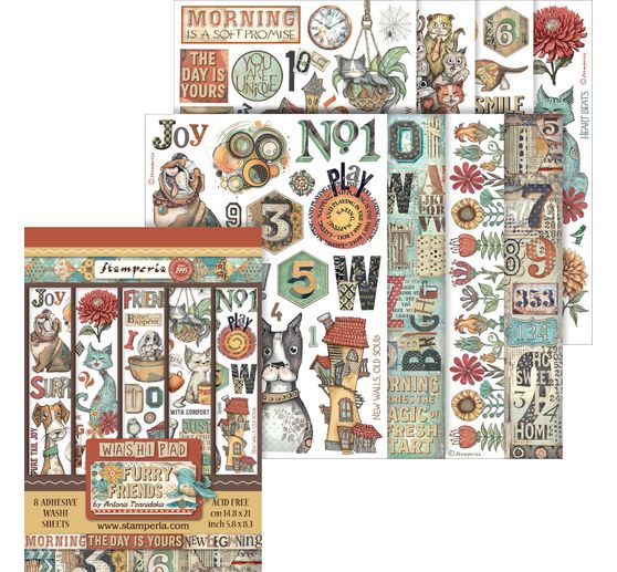 Washi Pad « Furry Friends »