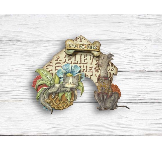 Motifs estampés « Furry Friends »