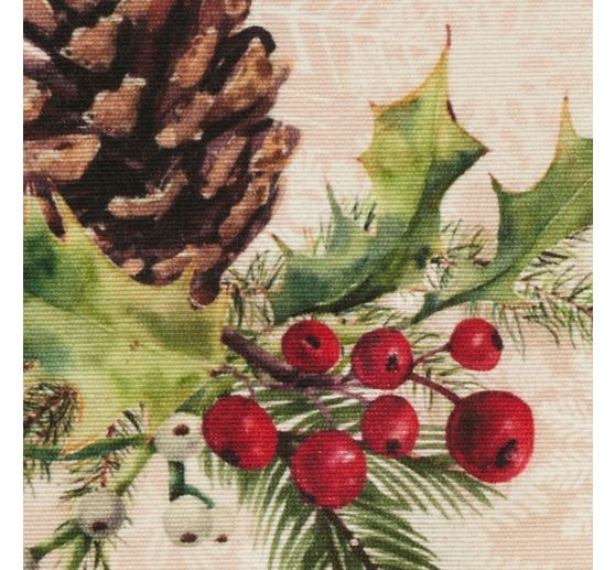 Tissu coton au mètre « Xmas », enduction acrylique