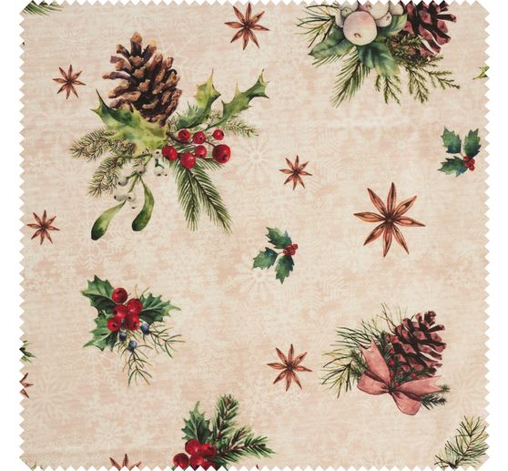 Tissu coton au mètre « Xmas », enduction acrylique