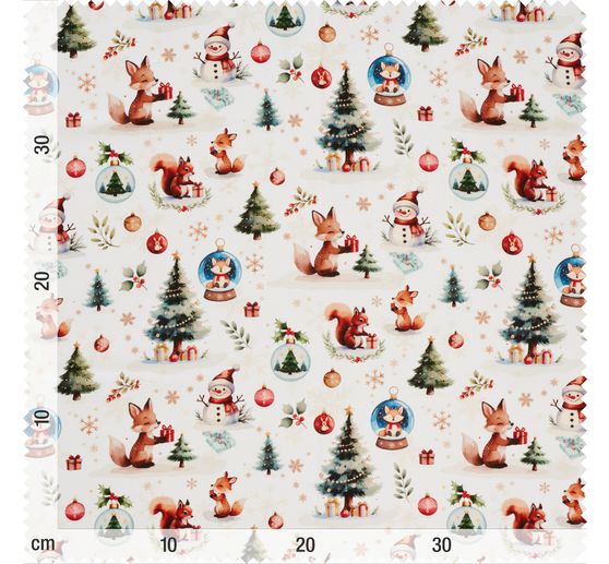 Cotton fabric "Snowys Winter magic"