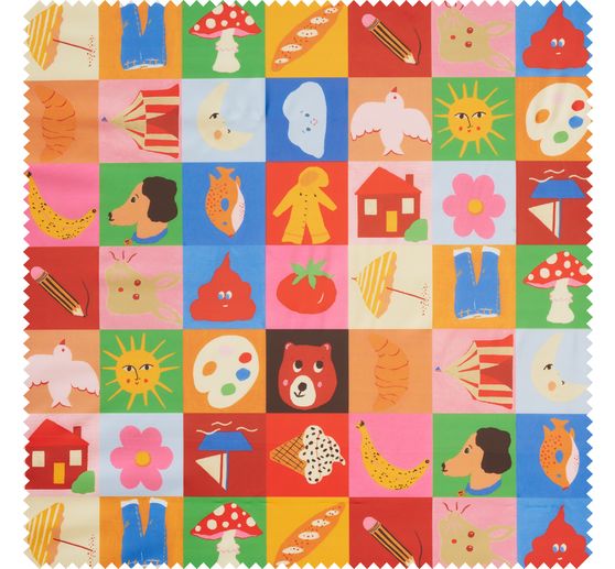 Polyester fabric "Funny" PU coated