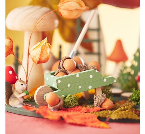 Brouette en bois miniature VBS