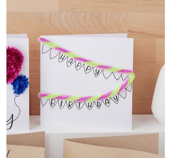 Fils chenille VBS « Rayé »