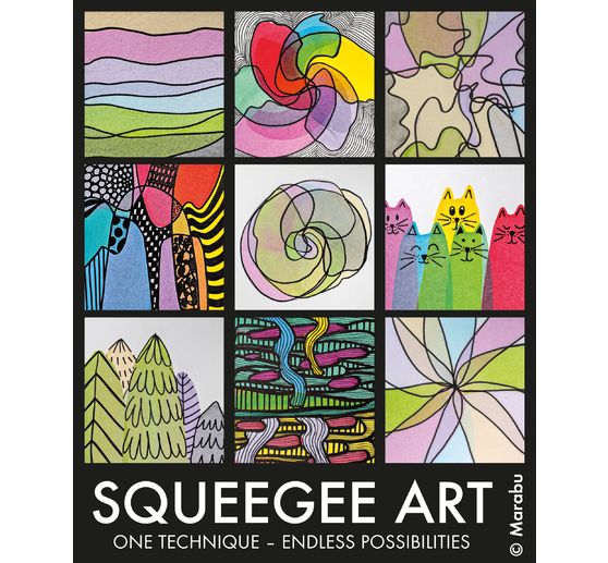 Marabu Acryl Color Squeegee Art Set