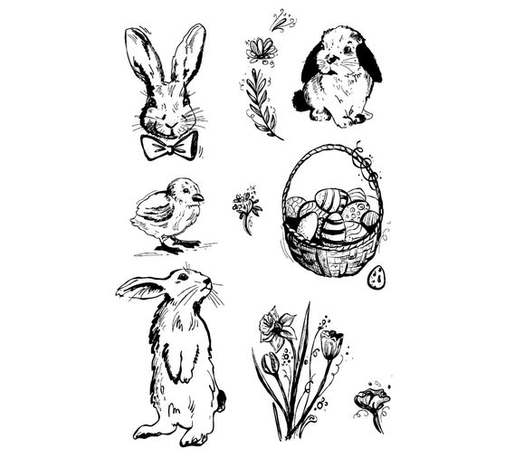 Tampons en silicone VBS &laquo; P&acirc;ques &raquo;