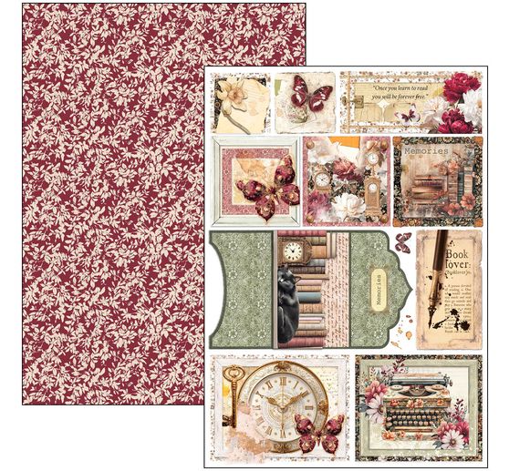 Paper set "Book Lovers"