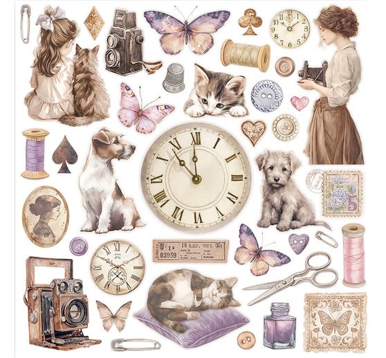 Scrapbook block "Quiet Days"