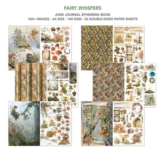 Junk Journal & Ephemera Book « Fairy Whispery »