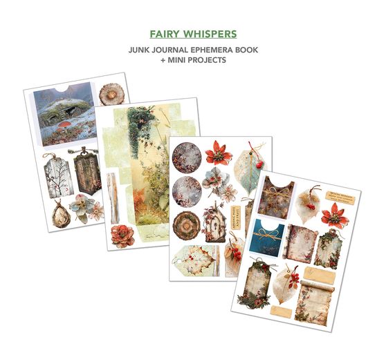 Junk Journal & Ephemera Book « Fairy Whispery »