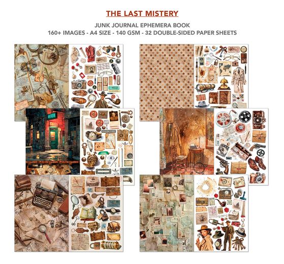 Junk Journal & Ephemera Book « The Last Mystery »