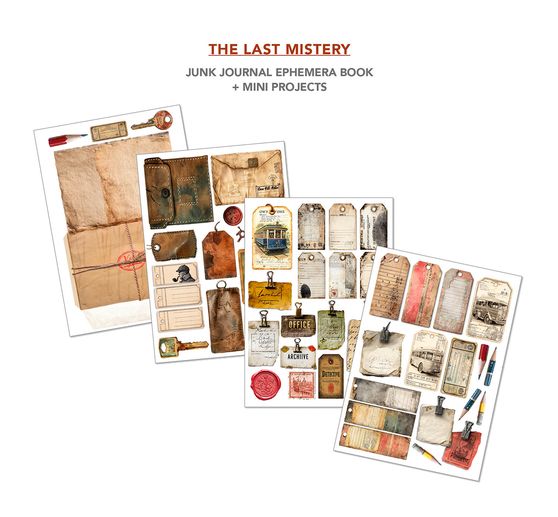 Junk Journal & Ephemera Book « The Last Mystery »