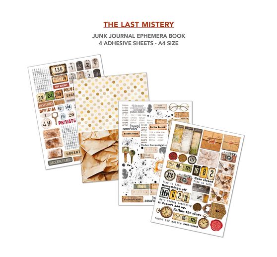 Junk Journal & Ephemera Book « The Last Mystery »