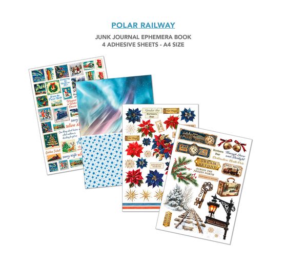 Junk Journal & Ephemera Book « Polar Railway »