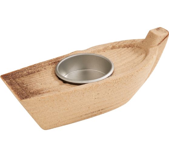 VBS Tealight holders "Wooden boat",