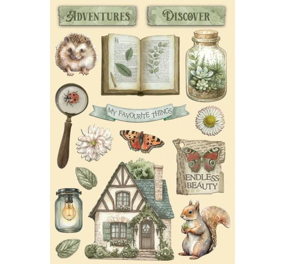 Motifs découpés au laser « Herbarium Silvae »