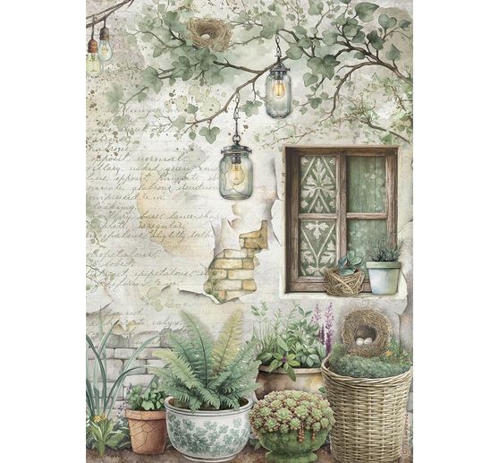 Assortiment de soies de paille à motifs « Herbarium Silvae », set de 6 pièces