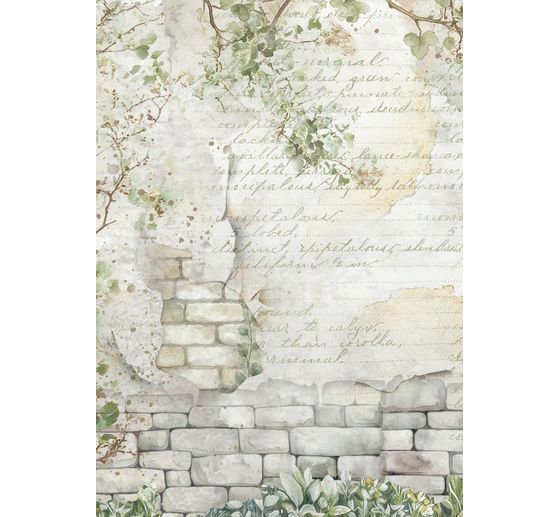 Soie de paille à motifs backgrounds « Herbarium Silvae », set de 8 pièces