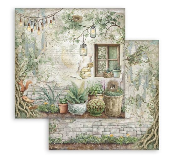 Bloc de papier scrapbooking « Herbarium Silvae »